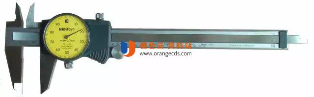 游标卡尺：分辩力0.02mm，用于粗加工测量 。